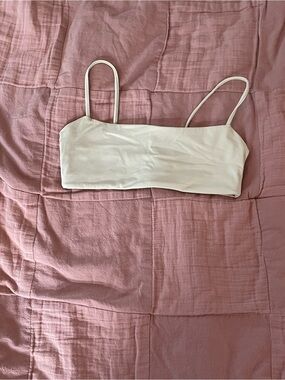 Crop Shop Boutique White Spaghetti-Strap Bandeau Bralette